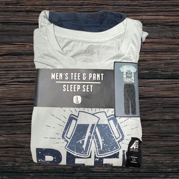 Men's Tee and Pants Sleeping Set | Size L | BRAND NEW - Picture 2 of 3